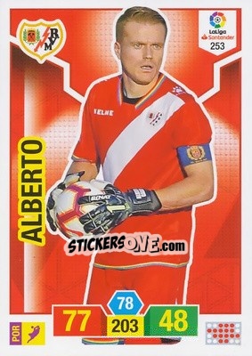 Sticker Alberto - Liga Santander 2018-2019. Adrenalyn XL - Panini