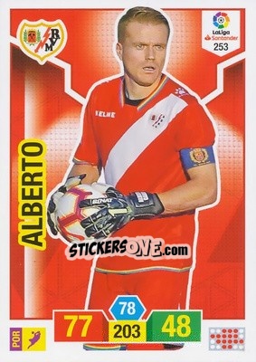 Cromo Alberto - Liga Santander 2018-2019. Adrenalyn XL n. 253 - Panini