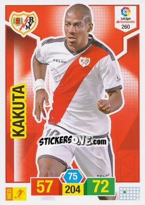 Sticker Kakuta - Liga Santander 2018-2019. Adrenalyn XL n. 260 - Panini