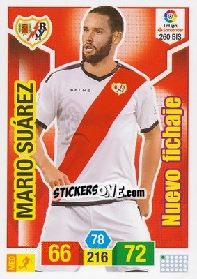 Cromo Mario Suárez - Liga Santander 2018-2019. Adrenalyn XL - Panini