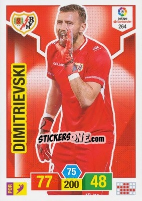 Figurina Dimitrievski - Liga Santander 2018-2019. Adrenalyn XL - Panini