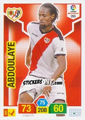 Sticker Abdoulaye - Liga Santander 2018-2019. Adrenalyn XL - Panini
