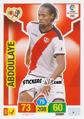 Sticker Abdoulaye - Liga Santander 2018-2019. Adrenalyn XL n. 265 - Panini