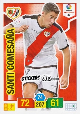 Figurina Santi Comesaña - Liga Santander 2018-2019. Adrenalyn XL - Panini