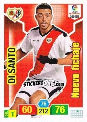 Cromo Di Santo - Liga Santander 2018-2019. Adrenalyn XL n. 269bis - Panini