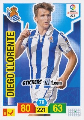 Sticker Diego Llorente - Liga Santander 2018-2019. Adrenalyn XL n. 273 - Panini