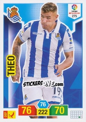 Cromo Theo - Liga Santander 2018-2019. Adrenalyn XL n. 275 - Panini