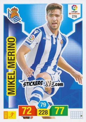 Cromo Mikel Merino - Liga Santander 2018-2019. Adrenalyn XL - Panini