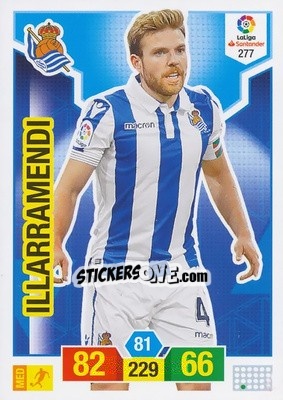 Sticker Illarramendi - Liga Santander 2018-2019. Adrenalyn XL n. 277 - Panini