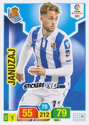 Sticker Januzaj - Liga Santander 2018-2019. Adrenalyn XL n. 281 - Panini