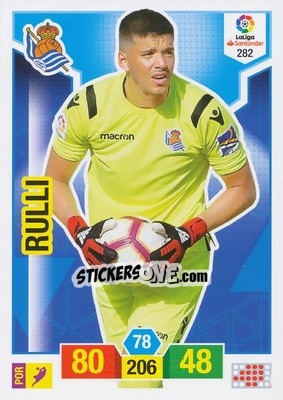 Cromo Rulli - Liga Santander 2018-2019. Adrenalyn XL - Panini