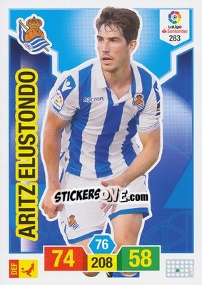 Cromo Aritz Elustondo - Liga Santander 2018-2019. Adrenalyn XL n. 283 - Panini