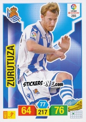 Cromo Zurutuza - Liga Santander 2018-2019. Adrenalyn XL n. 285 - Panini