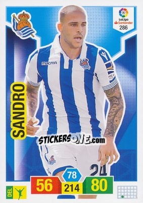 Cromo Sandro - Liga Santander 2018-2019. Adrenalyn XL n. 286 - Panini