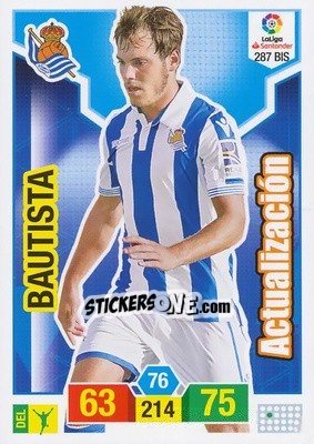 Sticker Bautista - Liga Santander 2018-2019. Adrenalyn XL n. 287bis - Panini