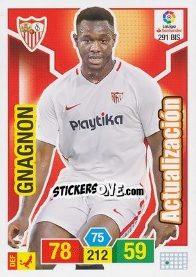 Sticker Gnagnon - Liga Santander 2018-2019. Adrenalyn XL n. 291bis - Panini