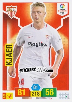 Cromo Kjaer - Liga Santander 2018-2019. Adrenalyn XL - Panini