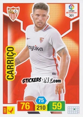 Sticker Carriço - Liga Santander 2018-2019. Adrenalyn XL n. 301 - Panini
