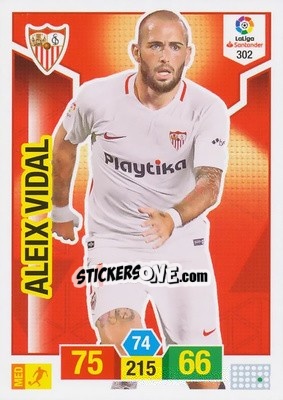 Sticker Aleix Vidal - Liga Santander 2018-2019. Adrenalyn XL n. 302 - Panini