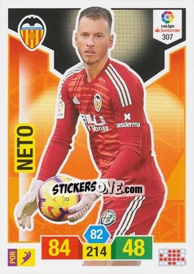 Sticker Neto - Liga Santander 2018-2019. Adrenalyn XL - Panini