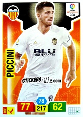 Sticker Piccini - Liga Santander 2018-2019. Adrenalyn XL n. 308 - Panini