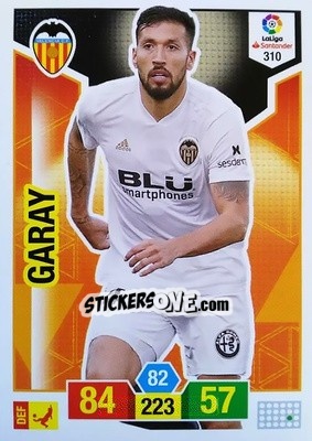 Sticker Garay - Liga Santander 2018-2019. Adrenalyn XL n. 310 - Panini