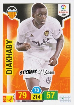 Cromo Diakhaby - Liga Santander 2018-2019. Adrenalyn XL - Panini