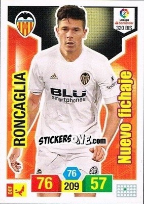 Sticker Roncaglia - Liga Santander 2018-2019. Adrenalyn XL n. 320bis - Panini