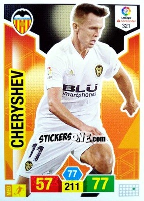 Sticker Cheryshev - Liga Santander 2018-2019. Adrenalyn XL n. 321 - Panini