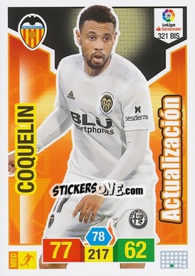 Sticker Coquelin - Liga Santander 2018-2019. Adrenalyn XL n. 321bis - Panini