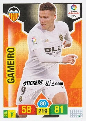 Cromo Gameiro - Liga Santander 2018-2019. Adrenalyn XL - Panini