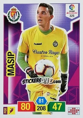 Sticker Masip - Liga Santander 2018-2019. Adrenalyn XL n. 325 - Panini