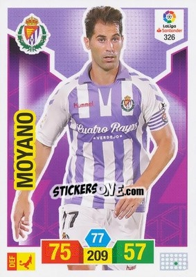 Sticker Moyano - Liga Santander 2018-2019. Adrenalyn XL n. 326 - Panini