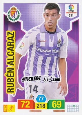 Sticker Rubén Alcaraz - Liga Santander 2018-2019. Adrenalyn XL n. 331 - Panini