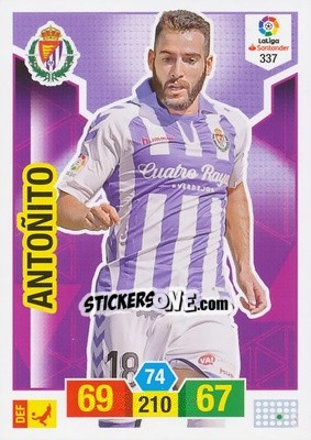 Cromo Antoñito - Liga Santander 2018-2019. Adrenalyn XL - Panini