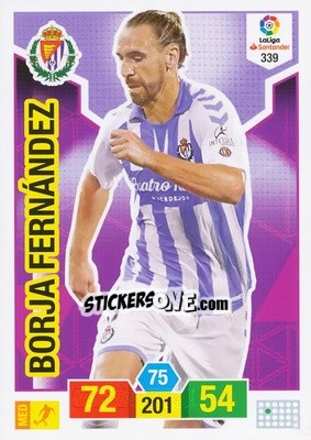 Cromo Borja Fernández - Liga Santander 2018-2019. Adrenalyn XL - Panini