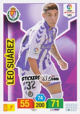 Cromo Leo Suárez - Liga Santander 2018-2019. Adrenalyn XL - Panini