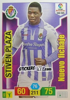 Sticker Stiven Plaza - Liga Santander 2018-2019. Adrenalyn XL n. 340bis - Panini