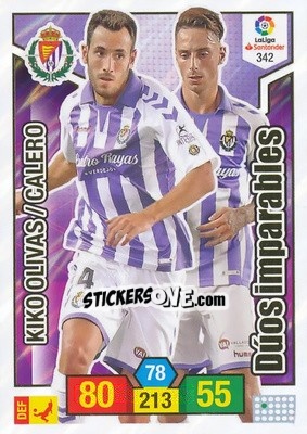 Sticker Kiko Olivas / Calero - Liga Santander 2018-2019. Adrenalyn XL n. 342 - Panini