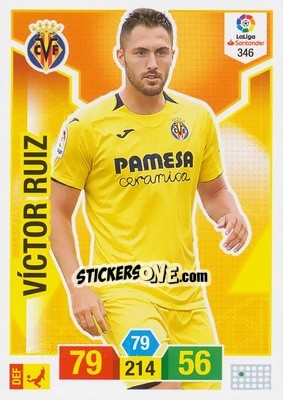 Sticker Víctor Ruíz - Liga Santander 2018-2019. Adrenalyn XL n. 346 - Panini