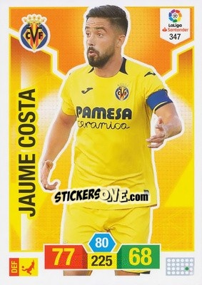 Sticker Jaume Costa - Liga Santander 2018-2019. Adrenalyn XL n. 347 - Panini