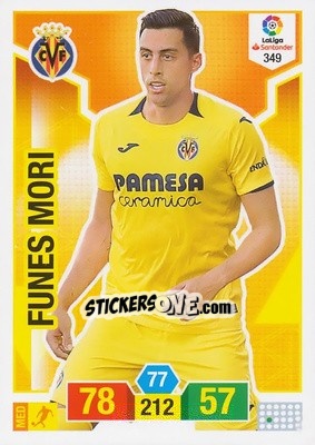 Sticker Funes Mori - Liga Santander 2018-2019. Adrenalyn XL n. 349 - Panini