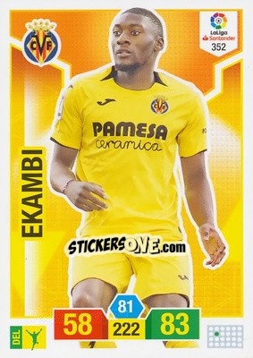 Sticker Ekambi - Liga Santander 2018-2019. Adrenalyn XL - Panini