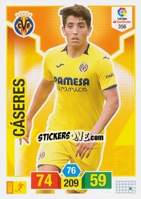 Figurina Cáseres - Liga Santander 2018-2019. Adrenalyn XL n. 356 - Panini