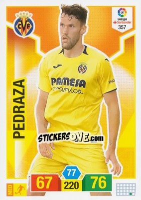 Cromo Pedraza - Liga Santander 2018-2019. Adrenalyn XL n. 357 - Panini