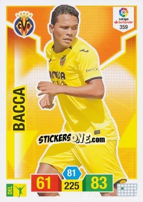 Sticker Bacca - Liga Santander 2018-2019. Adrenalyn XL n. 359 - Panini