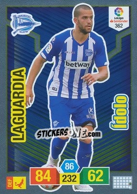 Sticker Laguardia - Liga Santander 2018-2019. Adrenalyn XL n. 362 - Panini