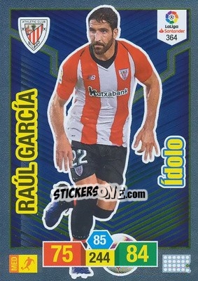 Cromo Raúl García - Liga Santander 2018-2019. Adrenalyn XL - Panini