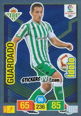 Sticker Guardado - Liga Santander 2018-2019. Adrenalyn XL n. 367 - Panini