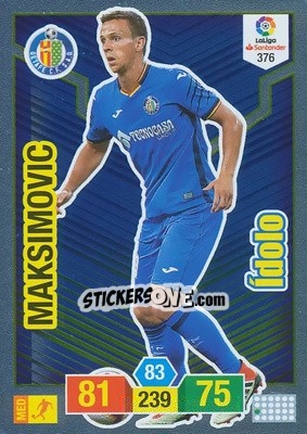 Sticker Maksimovic - Liga Santander 2018-2019. Adrenalyn XL - Panini